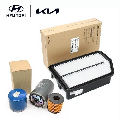Sorento 2.2 Diesel Genuine OilFilter+AirCleaner Set (2020 Rear)